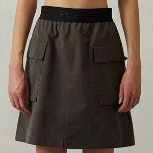 Fear of God Essentials Iron Cargo Mini Skirt